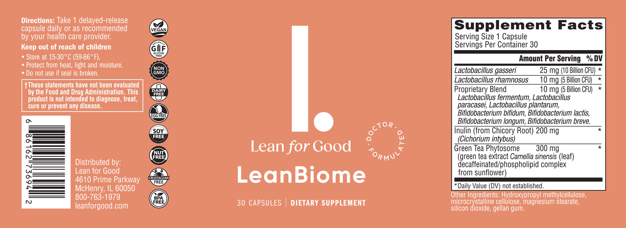 LeanBiome Ingredients